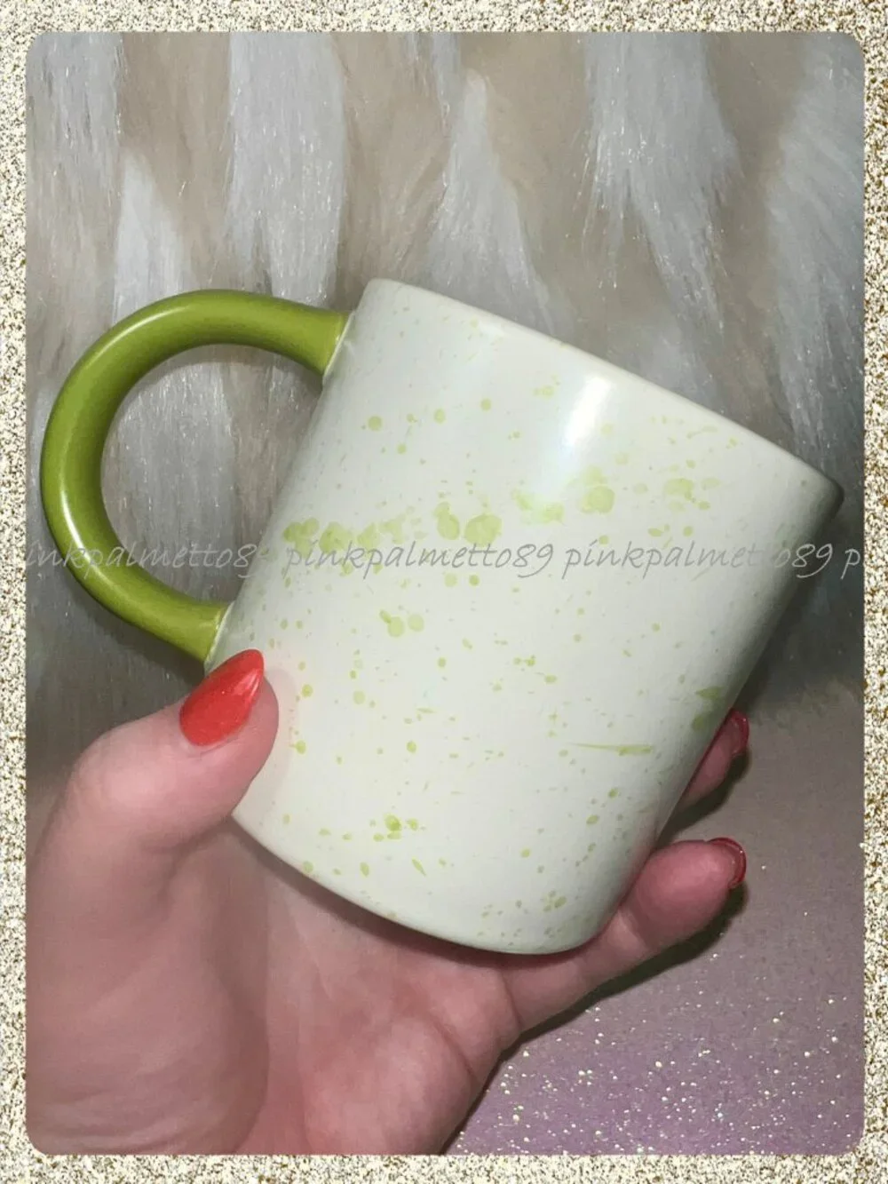 💚 NWT 2026 Starbucks Spring Matcha Splatter 12oz Ceramic Mug